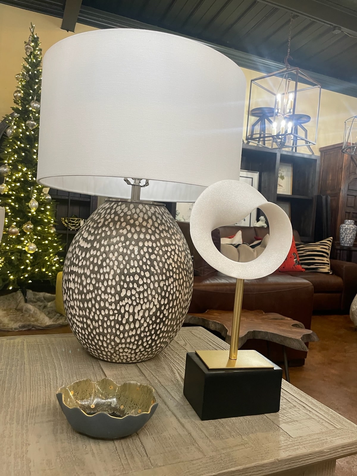 Lamp in the Furniture Source International Showroom